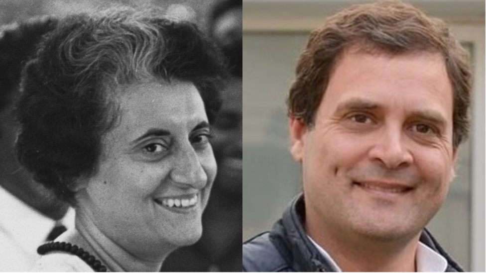 इंदिरा गांधी, राहुल गांधी इंदिरा गांधी, राहुल गांधी