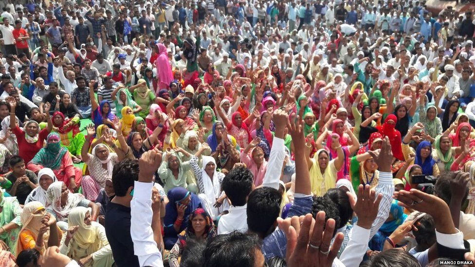 दलितों का प्रदर्शन दलितों का प्रदर्शन