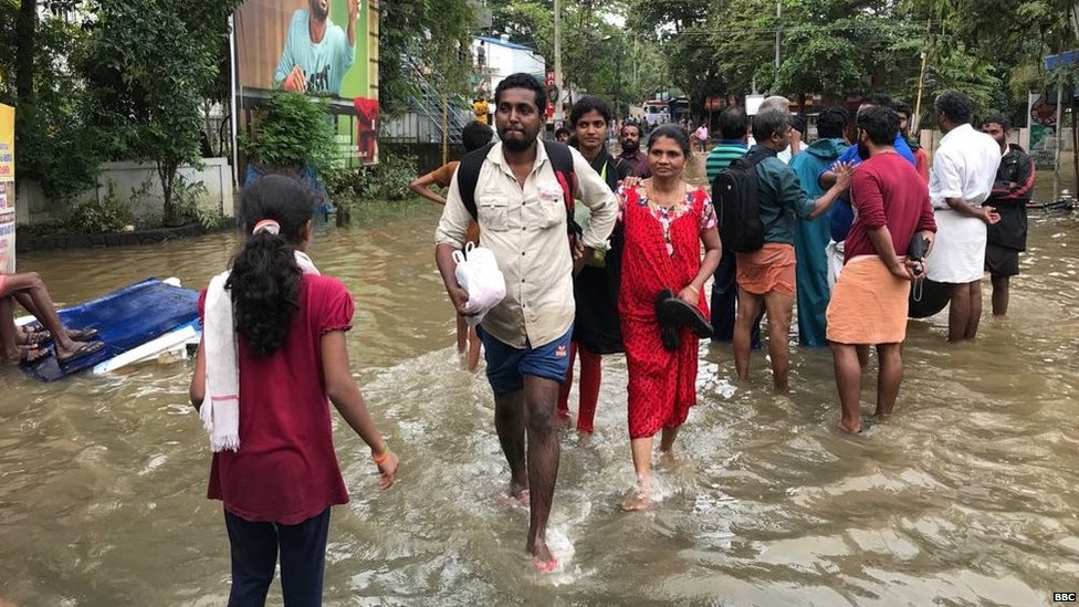 केरल, बाढ़ केरल, बाढ़