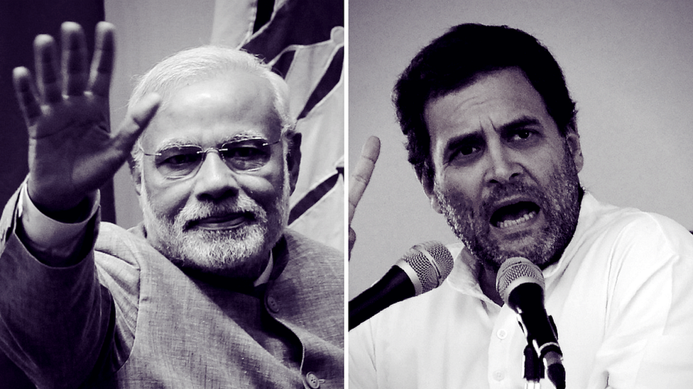राहुल गांधी और नरेंद्र मोदी राहुल गांधी और नरेंद्र मोदी