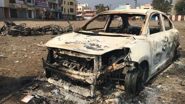भीमा कोरेगांव में हुई हिंसा भीमा कोरेगांव में हुई हिंसा