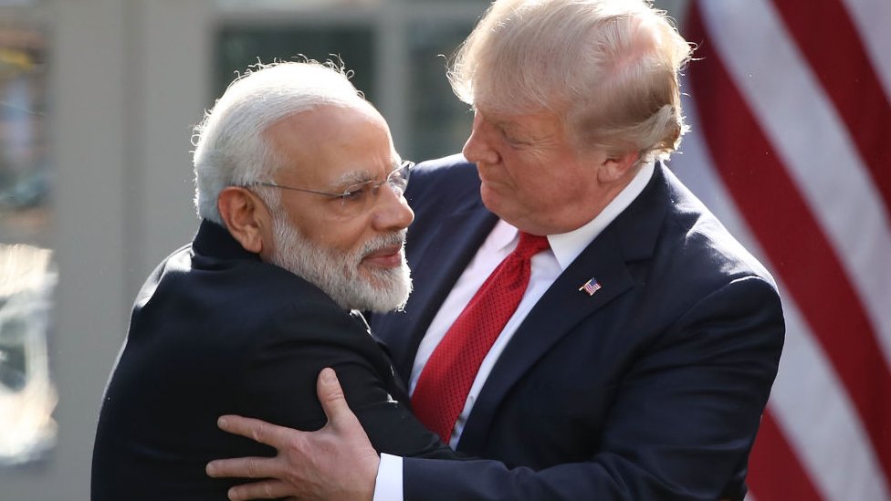 ट्रंप और मोदी ट्रंप और मोदी