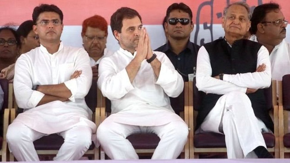 सचिन पायलट, राहुल गांधी और अशोक गहलोत सचिन पायलट, राहुल गांधी और अशोक गहलोत