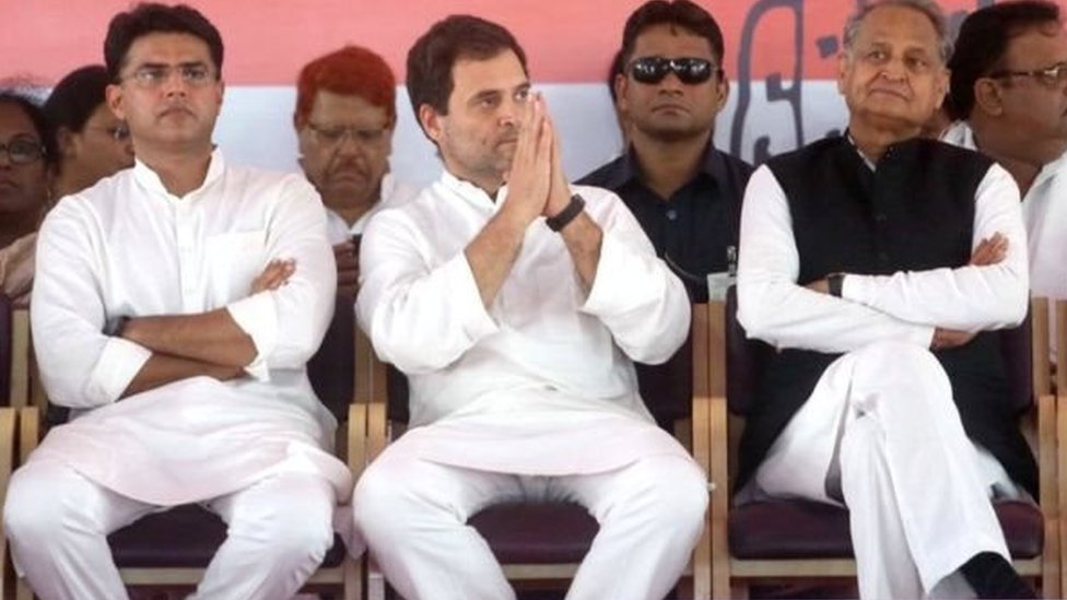 सचिन पायलट- राहुल गांधी- अशोक गहलोत सचिन पायलट- राहुल गांधी- अशोक गहलोत