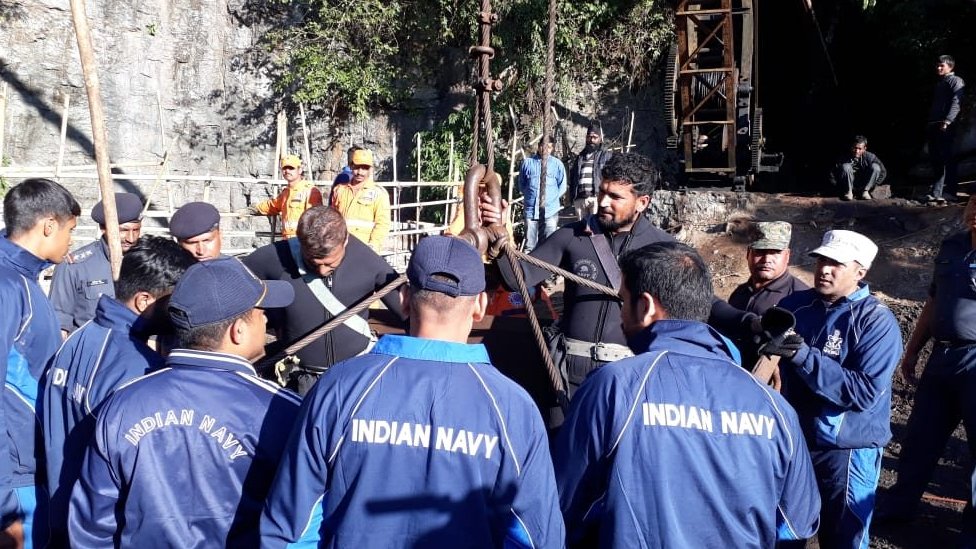 मेघालय के लुमथरी में कोयला खदान, बचाव कार्य मेघालय के लुमथरी में कोयला खदान, बचाव कार्य