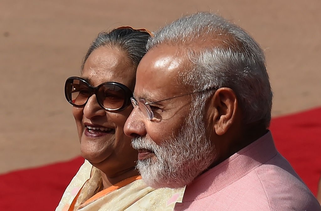 शेख हसीना और मोदी शेख हसीना और मोदी