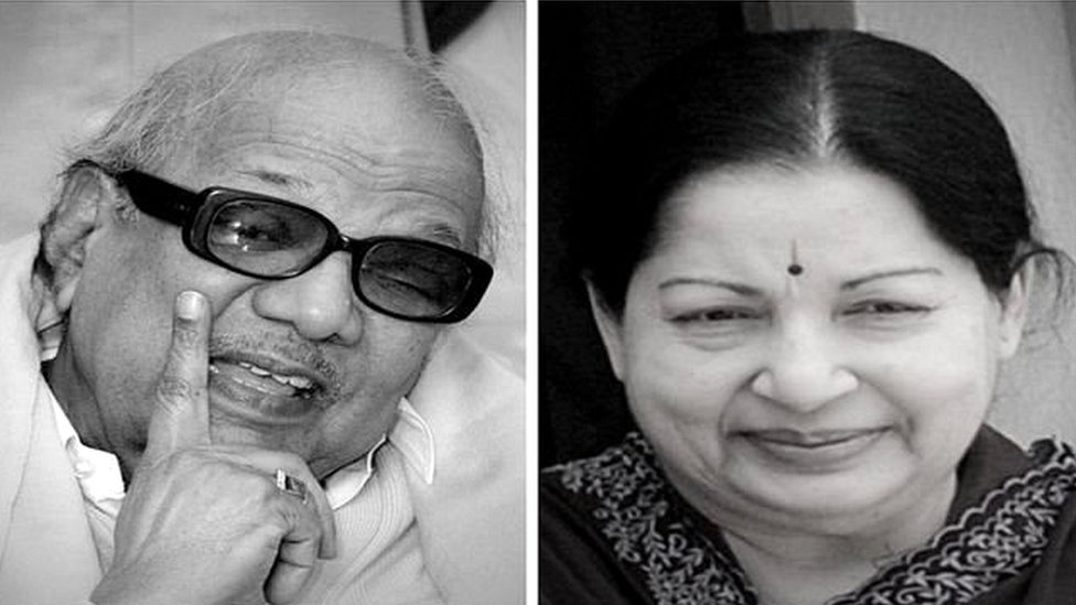 करुणानिधि, जयललिता करुणानिधि, जयललिता