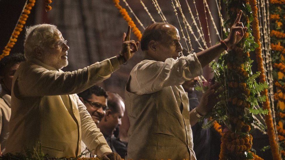 राजनाथ सिंह और नरेंद्र मोदी राजनाथ सिंह और नरेंद्र मोदी