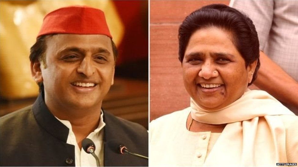 अखिलेश यादव, मायावती अखिलेश यादव, मायावती