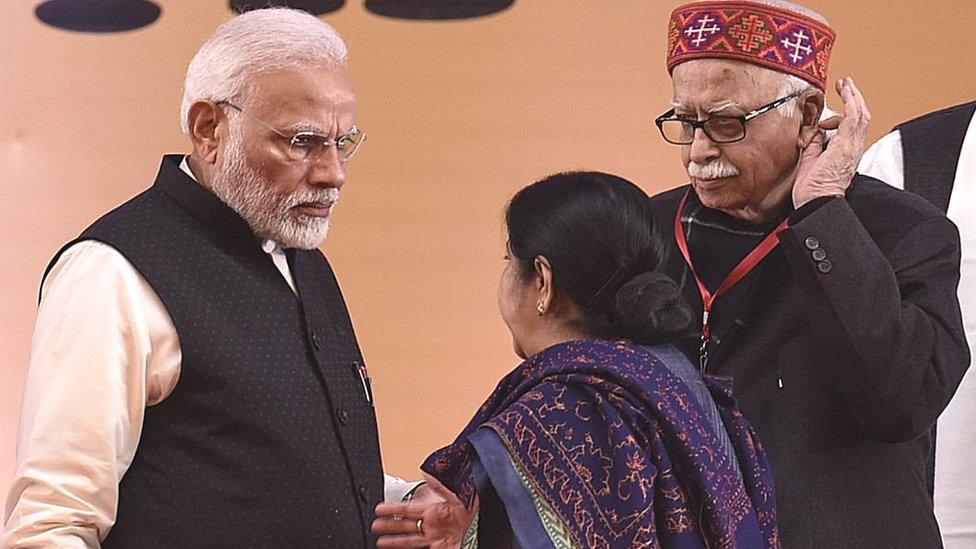 Sushma Swaraj, सुषमा स्वराज, Narendra Modi, LK Advani Sushma Swaraj, सुषमा स्वराज, Narendra Modi, LK Advani