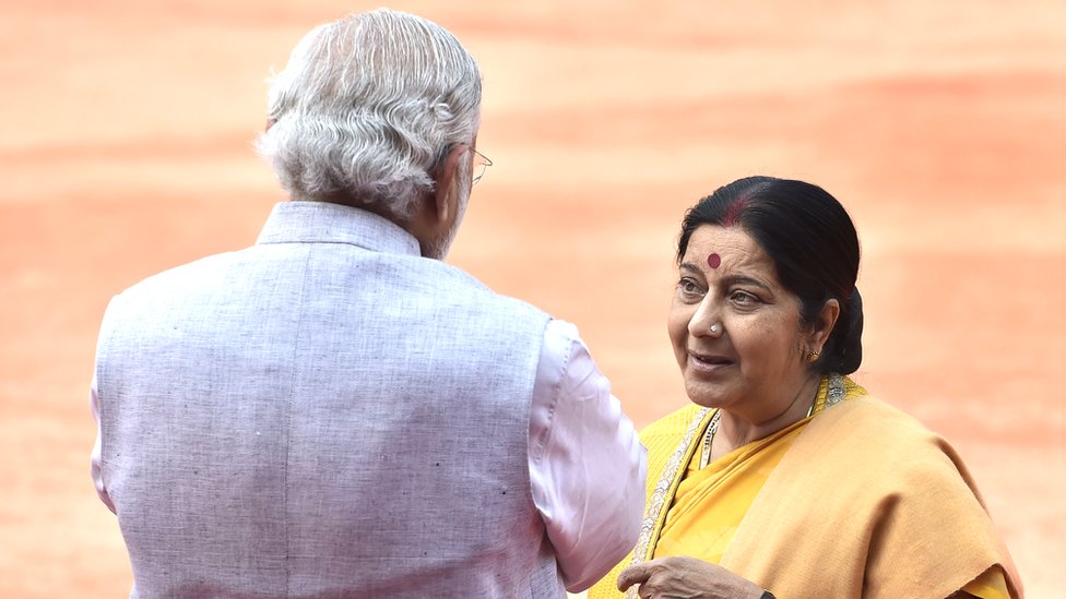 नरेंद्र मोदी, सुषमा स्वराज नरेंद्र मोदी, सुषमा स्वराज