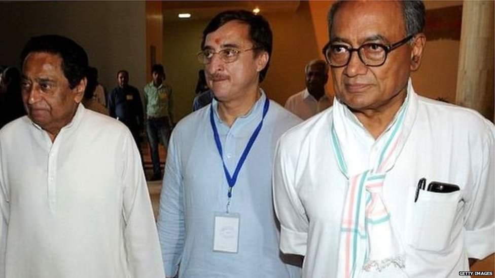 कमलनाथ और दिग्विजय सिंह कमलनाथ और दिग्विजय सिंह