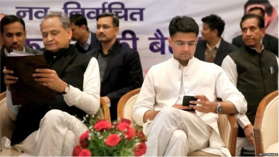 अशोक गहलोत और सचिन पायलट अशोक गहलोत और सचिन पायलट
