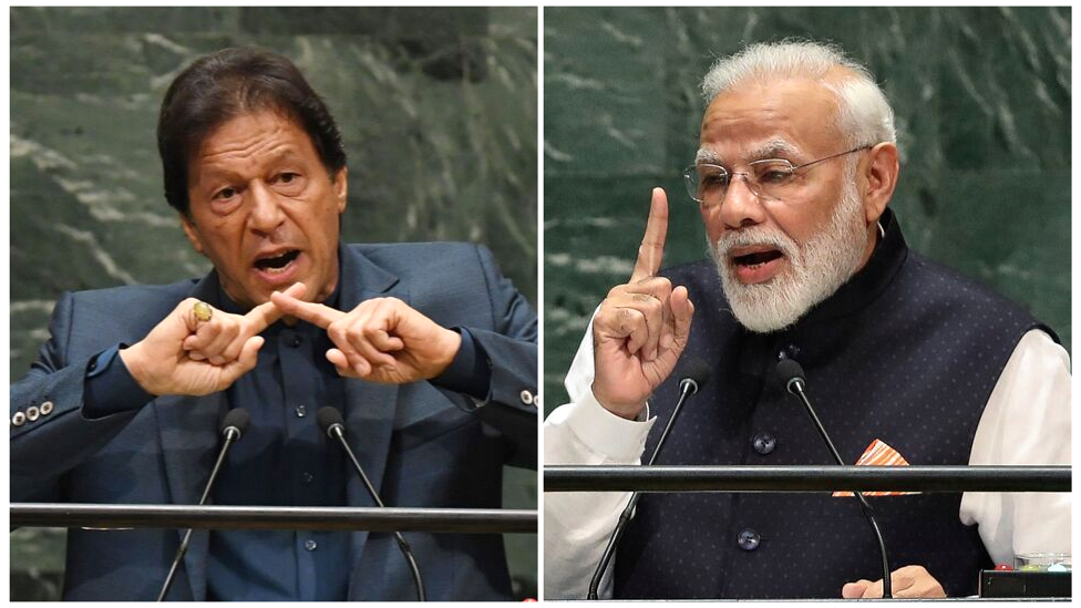 संयुक्त राष्ट्र महसभा में इमरान खान और नरेंद्र मोदी संयुक्त राष्ट्र महसभा में इमरान खान और नरेंद्र मोदी