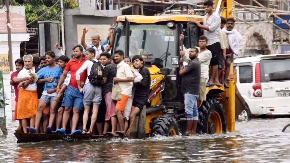 पटना में जलजमाव पटना में जलजमाव