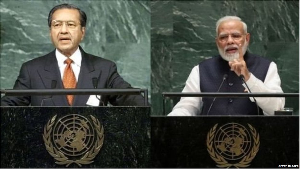 महातिर मोहम्मद और नरेंद्र मोदी महातिर मोहम्मद और नरेंद्र मोदी