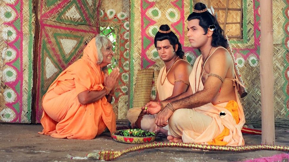 रामायण धारावाहिक का एक दृश्य रामायण धारावाहिक का एक दृश्य