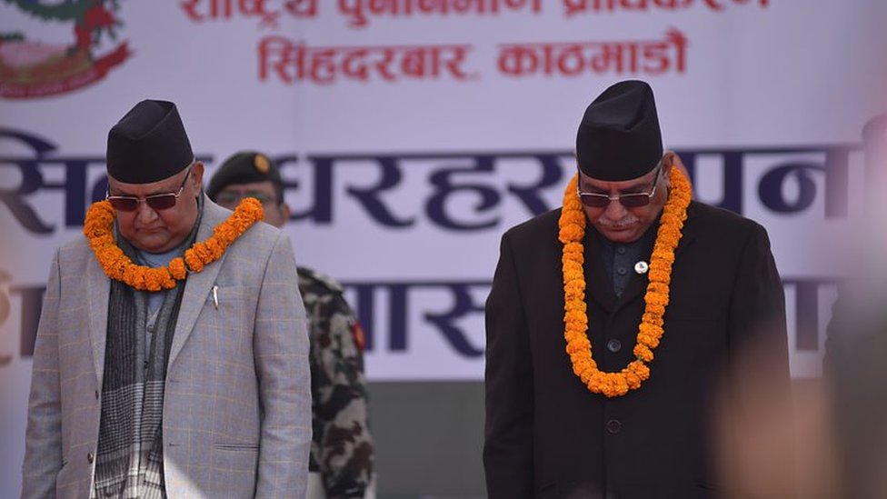 ओली और प्रचंड ओली और प्रचंड