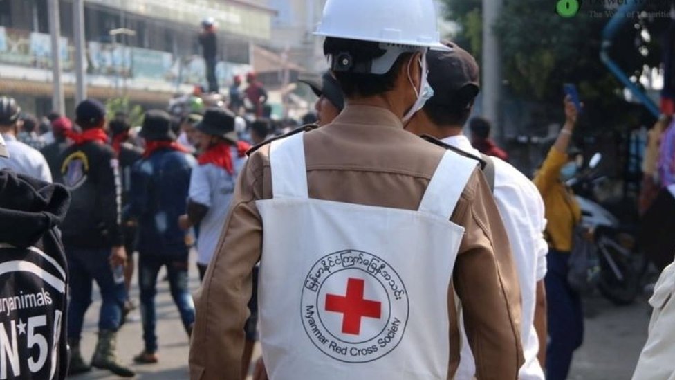 म्यांमार में विरोध प्रदर्शन म्यांमार में विरोध प्रदर्शन