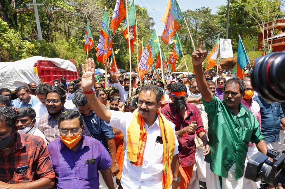 केरल, भारतीय जनता पार्टी, राष्ट्रीय स्वयं सेवक संघ केरल, भारतीय जनता पार्टी, राष्ट्रीय स्वयं सेवक संघ